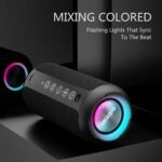 Ortizan Portable Bluetooth Speaker (1st Gen), IPX7 Waterproof, Wireless, Big Sound and Deep Bass, TWS Pairing, 30Hrs of Playtime, for Home/Party/Outdoor/Beach, Birthday Gifts for Men Women - Black - Image 3
