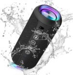 Ortizan Portable Bluetooth Speaker (1st Gen), IPX7 Waterproof, Wireless, Big Sound and Deep Bass, TWS Pairing, 30Hrs of Playtime, for Home/Party/Outdoor/Beach, Birthday Gifts for Men Women - Black - Image 2