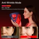INIA GLOW 4D Wireless Red Light Therapy Mask for Face, Dual NIR, 320 LEDs | 4D Contour-Fit, Under-Eye Cooling, 4 Modes, Cordless & Rechargeable, Home & Travel Use, Skincare Gift for Women Wife Mom - Image 5