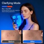 INIA GLOW 4D Wireless Red Light Therapy Mask for Face, Dual NIR, 320 LEDs | 4D Contour-Fit, Under-Eye Cooling, 4 Modes, Cordless & Rechargeable, Home & Travel Use, Skincare Gift for Women Wife Mom - Image 6