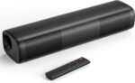 Saiyin 11.7-inch Sound Bar, Small Size & Big Power, Powered by AC Adapter | Soundbar with Bluetooth 5.3/Optical/Auxiliary Inputs, 48W Peak Power, Compact Sound Bar for Smart TV, PC, Gaming - Image 2