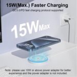 MagSafe Charger 2 Pack Magnetic Wireless Charger Fast Charging Pad | Two USB-C cables and two USB-A adapters, compatible with iPhone 17/16/15/14/13/12 Series and AirPods 4/3/2/Pro - Image 3