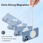MagSafe Charger 2 Pack Magnetic Wireless Charger Fast Charging Pad | Two USB-C cables and two USB-A adapters, compatible with iPhone 17/16/15/14/13/12 Series and AirPods 4/3/2/Pro - Image 6