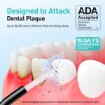 COSLUS ADA Accepted C20 Water Dental Flosser Teeth Pick, 300ML Larger Tank | Portable Rechargeable Oral Irrigator for Orthodontic & Sensitive Gums, Cordless for Travel, Family, Professional Set, Black - Image 3