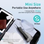 COSLUS ADA Accepted C20 Water Dental Flosser Teeth Pick, 300ML Larger Tank | Portable Rechargeable Oral Irrigator for Orthodontic & Sensitive Gums, Cordless for Travel, Family, Professional Set, Black - Image 9