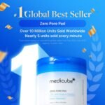 medicube Toner Pads Zero Pore Pad 2.0 | Dual-Textured Facial Pad for Exfoliation and Pore Care with 4.5% AHA Lactic Acid, 0.45% BHA Salicylic Acid | Ideal for All, Korean Skin Care, 70 Pads (1 Pack) - Image 3