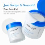 medicube Toner Pads Zero Pore Pad 2.0 | Dual-Textured Facial Pad for Exfoliation and Pore Care with 4.5% AHA Lactic Acid, 0.45% BHA Salicylic Acid | Ideal for All, Korean Skin Care, 70 Pads (1 Pack) - Image 4