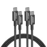 Anker USB C to USB C Cable, 100W Fast Charging Cable (2-Pack, 6 ft, Black) | For iPhone 17 Series, MacBook Pro 2020, Pixel, and More (Not for Video Output) - Image 2