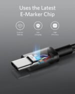 Anker USB C to USB C Cable, 100W Fast Charging Cable (2-Pack, 6 ft, Black) | For iPhone 17 Series, MacBook Pro 2020, Pixel, and More (Not for Video Output) - Image 4