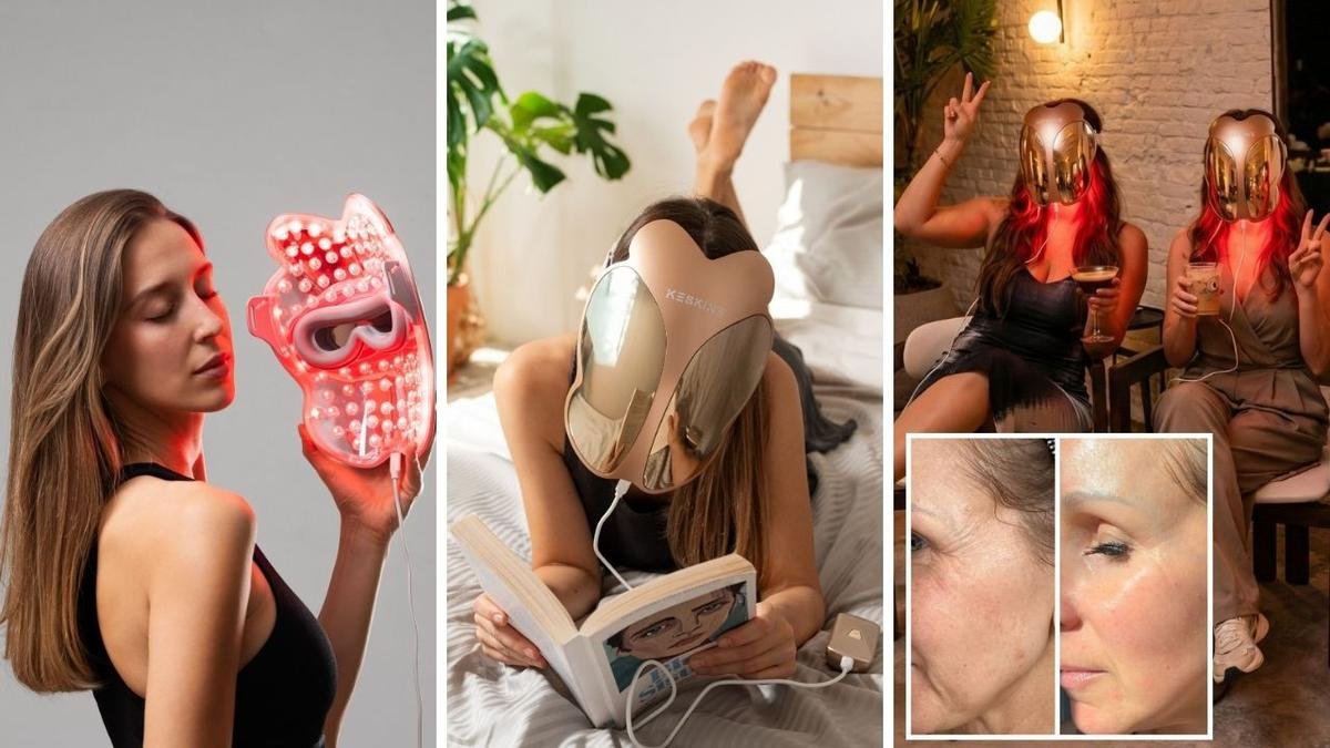 This LED face mask is flying off shelves and it’s now thirty per cent off for a limited time