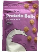 Wiggles & Wags Protein Balls Chicken & Rice Crunchy 1-6 Ounce Bag - Image 2