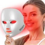 NEWKEY Red Light Therapy Mask for Face Wrinkles, 7 Light Modes with 150LEDS 633nm Red LED Light Therapy Facial Skin Care Mask, At-Home Photon Skin Care Beauty Mask for Anti-Ageing - Image 2