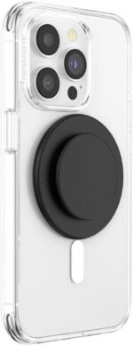 PopSockets Phone Grip for MagSafe, Magnetic Holder, Phone Stand - Black - Image 3