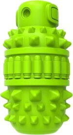 PIFFZEDO Dog Toys for Aggressive Chewers,Interactive Natural Rubber Chew & Squeaky Toy for Large Medium Breed,Dog Toothbrush,Tough & Durable (Green,Large) - Image 10