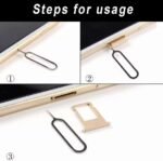 4 Pcs SIM Card Removal Opening Tool Tray Eject Pins Needle Opener Ejector Compatible with All iPhone Apple iPad HTC Samsung Galaxy Cell Phone Smartphone Watchchain Link Remover (Style A) - Image 6