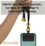 Tech Candy The Hookup Universal Lanyard Mobile Cell Phone Strap, Dark Slate - Quality, Wrist, Neck, Crossbody, Adjustable - Image 4
