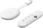 Google Chromecast with Google TV - Streaming Entertainment with Voice Search - Watch Movies, Shows, and Live TV in 4K HDR Streaming Media Player - Includes Pouch and Cleaning Cloth - Snow - Image 3