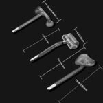 Replacement Glass Tube Set for Beauty Tools, Snap-On Attachments Wand Compatible with Personal Care Devices (SCT_01) - Image 3