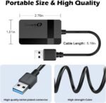 SmartQ C368 USB 3.0 Card Reader - Plug & Play, Compatible with Apple & Windows, Supports SD, Micro SD, MS, CF Cards - Image 6