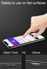 World's Slimmest Phone Ring Holder, Attom Tech Tomorotec Ultra Thin Cell Phone Ring Stand for Magnetic Car Mount Hook Compatible for iPhone Samsung Smartphone Accessories (Pink) - Image 4