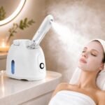 Nano Ionic Facial Steamer, 360° Rotating Arm Face Steamer for Skin Hydration & Pore Care, Home Spa Facial Steamer with Aromatherapy & Large Water Tank, Portable Skincare Tool for Home Salon Use - Image 2