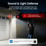 aosu D1 Classic 4-Cam Kit, Security Cameras Wireless Outdoor, Solar Powered | No Subscription Required, 32GB Build-in Storage, 360° Auto Tracking, Solar Powered, 3MP Color Night Vision, Easy Install - Image 8