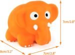 CHIWAVA 3 Pack 3.2'' Squeak Latex Puppy Toy Cute Standing Animal Sets Pet Interactive Play for Small Dogs Assorted Color - Image 6