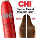 CHI 44 Iron Guard Thermal Protection Spray for Hair, Heat Damage Shield with Ceramic Minerals, Lightweight Styling Spray, Frizz Control & Shine Enhancer, 8 Fl Oz - Image 6