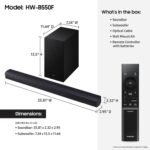 Samsung B-Series Soundbar HW-B550F 2.1 ch DTS Virtual:X Soundbar with Subwoofer (2025 Model) Voice Enhance Mode, Bass Boost, Adaptive Sound - Image 3