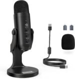 ZealSound Podcast Microphone for PC, Noise Cancellation USB Mic with Gain, Volume Adjustment & Mute Button, Monitoring & Echo, for YouTube, TikTok, Podcasting, Streaming, iPhone, iPad, Android, Mac - Image 2