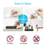 INCHOR Cord Organizer for Desk, Cable Organizer Cable Clips Holder Black - Image 7