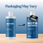 Rosemary and Biotin Shampoo for Thinning Hair - Vegan Volumizing Shampoo for Fine Hair with B Vitamins Argan Oil & Tea Tree Essential Oil - Paraben Silicone and Sulfate Free Vegan Formula (8 Fl Oz) - Image 9