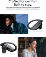 Wireless Earbuds Bluetooth 5.3 Sport Headphones with Earhooks,IPX7 Waterproof Earphones,48H Playtime Earbuds,Lightweight 7.8g,Noise Cancelling Mic Bluetooth Headphones for Running & Workout-Black - Image 5