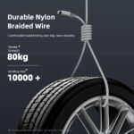 iPhone Charger 3 Pack 10ft MFi Certified Lightning Cable Fast Charging | 3 Pack 10ft MFi Certified Lightning Cable, Nylon Braided Fast Charging Phone Cord for iPhone 14 13 12 11 Pro Max iPad - Image 7