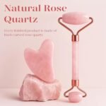 BAIMEI IcyMe Rose Quartz Roller & Gua Sha Facial Tool Set for Depuffing | Cooling Face Roller for Lymphatic Massage,Sculpting Tool for Face, Eyes & Neck, Skin Care Gifts for Women,Spa & Travel Use - Image 3