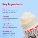 Handmade Heroes 100% Natural Lip Scrub, Vegan Conditioning Coconut Lip Exfoliator - Gentle Exfoliant, Ultra Sexy Sugar Lip Mask Polish and Scrubber for Chapped Dry and Dark Lips, 1oz (Coconut Sorbet) - Image 6