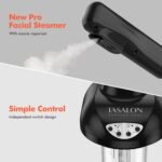 TASALON Facial Steamer on Wheels - Face Steamer for Professional Skin Rejuvenation, Facial Steamer Kit for Home, Spa, Beauty Clinic - Warm Mist, Ozone Face Humidifier - Pore Opener and Skin Cleanser - Image 3