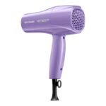 Hot Beauty 1875 Ceramic Hair Dryer, Powerful Fast Drying, Multi-Setting with Comb Attachment, Additional Detangler Included, Slide Bar Switch, Compact for Home & Travel (Purple) - Image 3