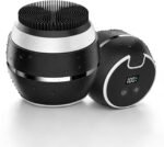 Facial Cleansing Brush - Sonic Face Wash Brush Exfoliator with 3 Beauty Light Modes -Silicone & Waterproof - Electric Face Scrubber for Deep Cleaning & Massage - Black - Image 2