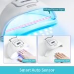 JODSONE U V LED Nail Lamp, Nail Dryer for Gel Polish, Led Light with Automatic Sensor & 4 Timers - Image 4