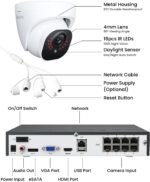 REOLINK 5MP 8CH Home Security Camera System with 2TB HDD RLK8-520D4-5MP | 4pcs 5MP Wired PoE IP Cameras Outdoor with Person/Pet/Vehicle Detection, 4K 8CH NVR with 2TB HDD for 24-7 Recording - Image 9