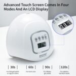 JODSONE U V LED Nail Lamp, Nail Dryer for Gel Polish, Led Light with Automatic Sensor & 4 Timers - Image 3