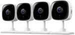 Tapo 1080P Indoor Security Camera, Baby Monitor, Dog Camera, C100(4-Pack) | Motion Detection, 2-Way Audio, Siren, Night Vision, Cloud & SD Card Storage, Works w/Alexa & Google Home, Wired - Image 2