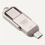 Amazon Basics 256GB USB Flash Drive, Thumb Drive Memory Stick with USB C and USB A Dual Ports, Champagne Silver - Image 6