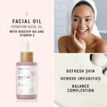 Clean Beauty Hydrating Rose Petal Facial Oil with Rosehip Oil & Vitamin E, Reduce Fine Lines & Dark Spots, Moisturize & Nourish, USA Made (1.83 fl oz) - Image 5