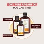 One 'N Only Argan Oil Hair Treatment - Lightweight & Hydrating Hair Oil for Natural, Wigs & Extensions - Shine Enhancing, Heat Protectant & Frizz Control (8 oz) - Image 7