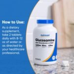 Nutricost Glucosamine 1800mg with Chondroitin & MSM, 240 Tablets, GMO-Free | 120 Servings, Gluten Free - Image 8