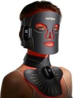 Red Light Therapy Mask for Face & Neck, 4 Modes, Cordless LED Face Mask | 680 LEDs, Red & Near Infrared Light Therapy, 2000mAh Rechargeable, Full Face Coverage, Timer, Anti-Aging Skin Firming - Image 2