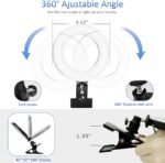 Video Conference Lighting Kit, Ring Light for Monitor Clip On | for Remote Working, Distance Learning,Zoom Calls, Self Broadcasting and Live Streaming, Computer Laptop Video Conferencing - Image 8