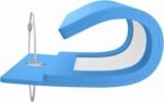 Gostwo 2 Pack Initial Luggage Tags for Suitcases Airplane Travel Essentials | 26 Initial Letter Baggage Identification Labels ID Tag Fully Bendable Tags with Stainless Steel Loop (Blue) (Letter M) - Image 7